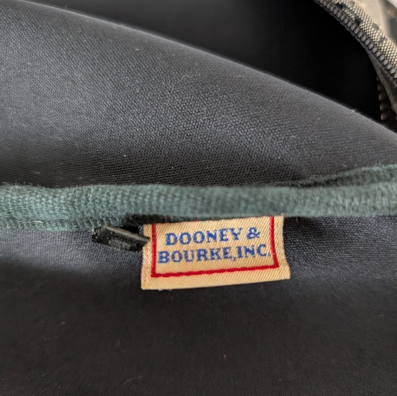 Dooney & Bourke Signature Black and Gray Vintage Large Shoulder Tote. - Picture 3 of 14